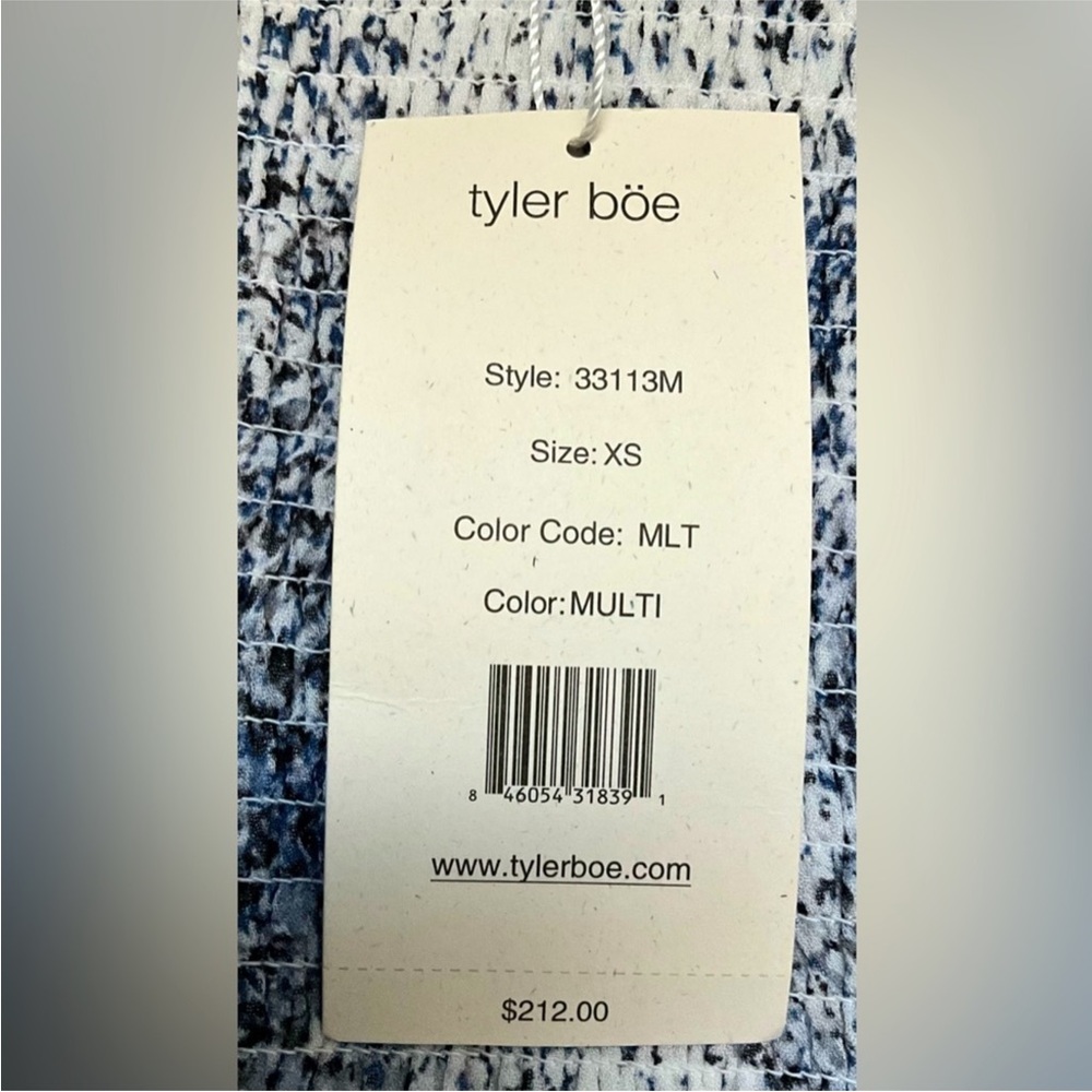 ❌SOLD❌ Tyler Boe Smocked Peplum Blouse - Picture 15 of 15